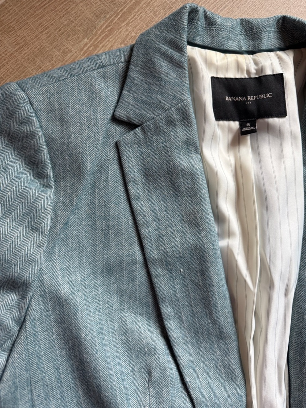 Banana Republic Teal Blue Blazer - Modern Tailored Fit - Picture 3 of 4